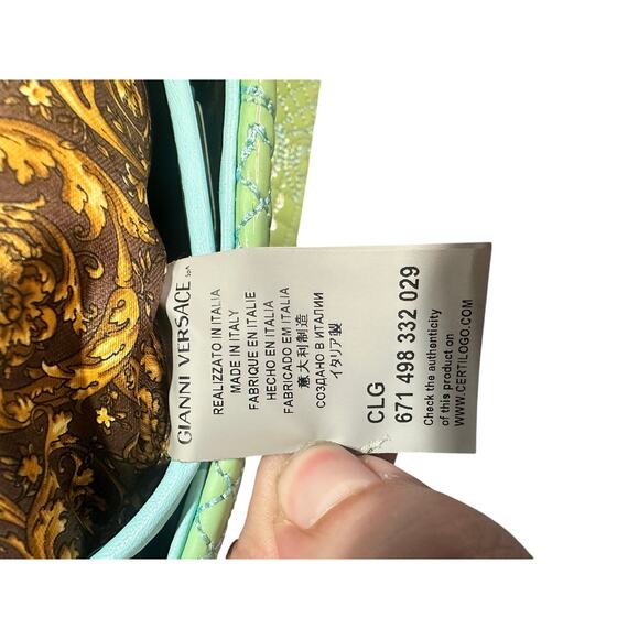 Gianni Versace 2013 Quilted Vernice microvanitas - Picture 12 of 12